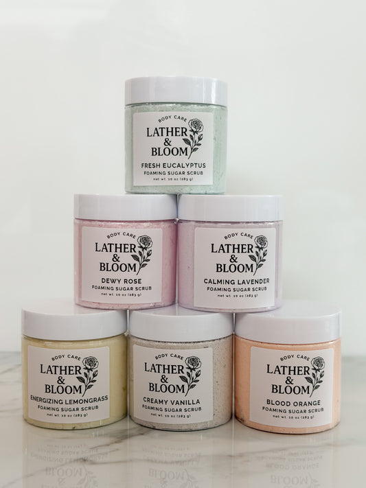 Foaming Sugar Scrub Flight