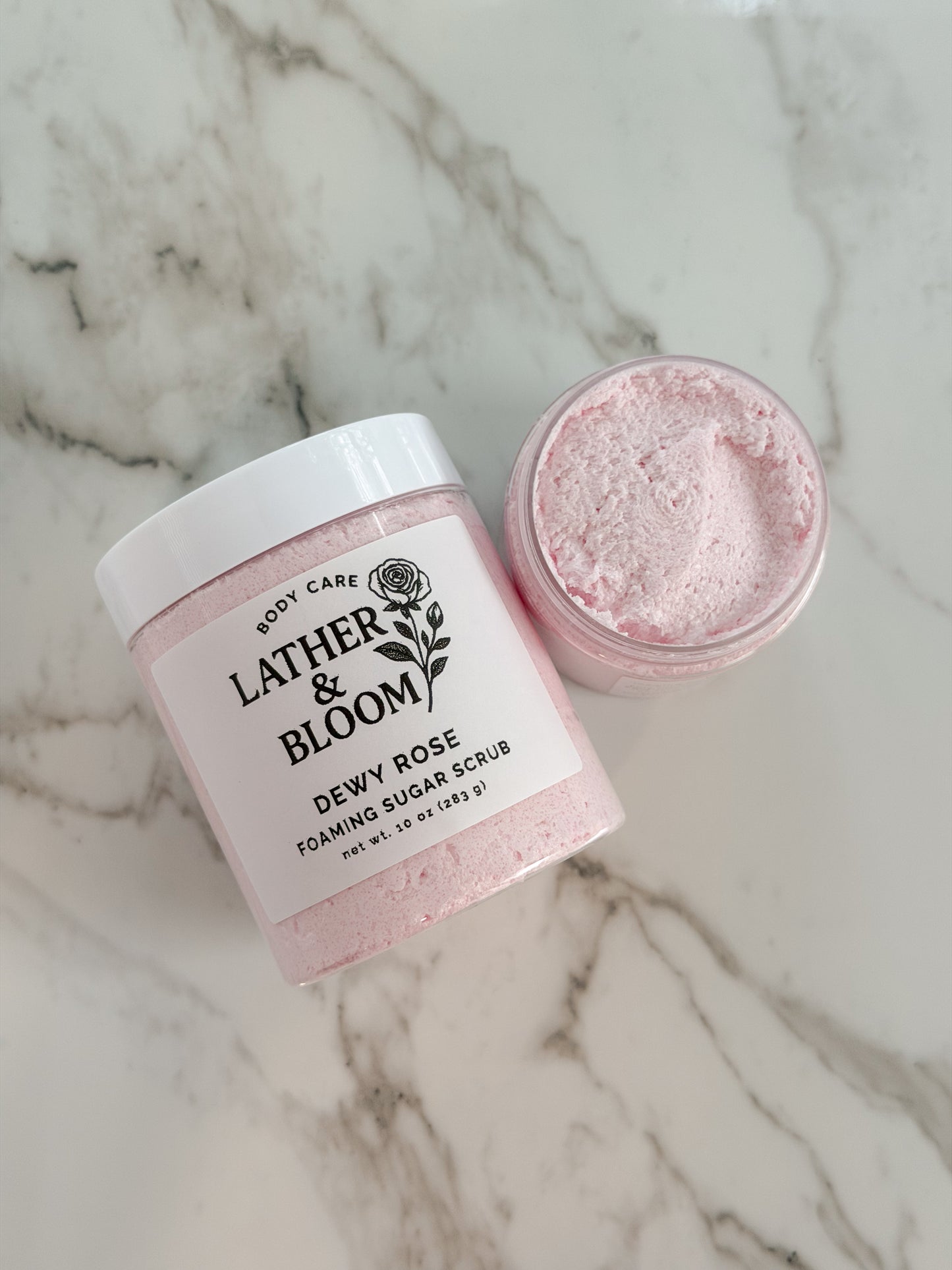 Dewy Rose | Foaming Sugar Scrub