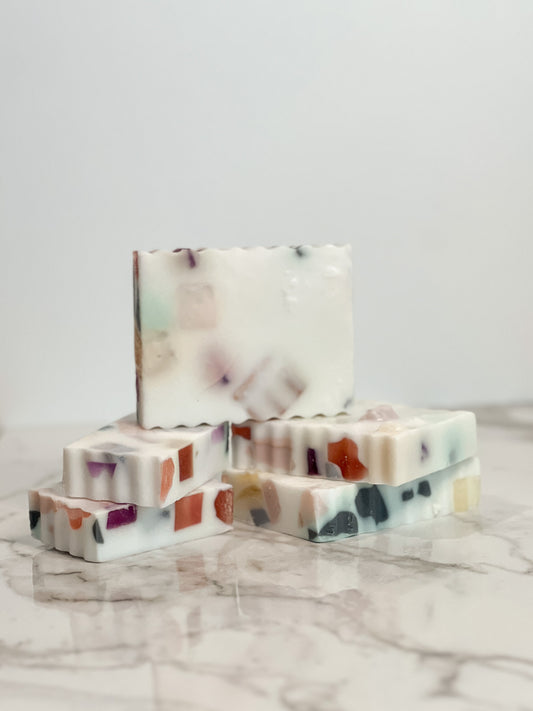 Terrazzo Berry Soap